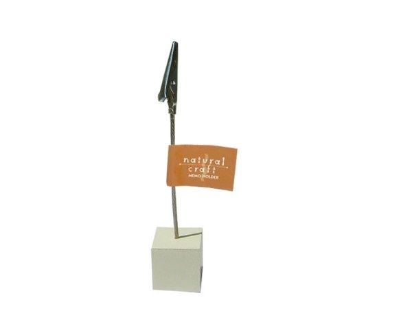 pastel memo clip holder (white)@8446 パステルメモクリップ ﾎﾜｲﾄ
