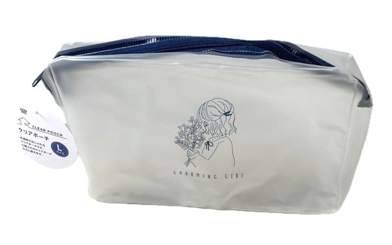 Clear pouch L@クリアポーチ L