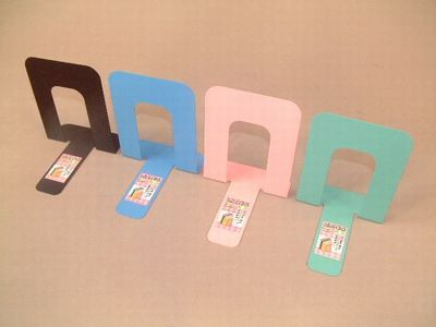 Bookend@カラーブックスタンド(小)4色アソート