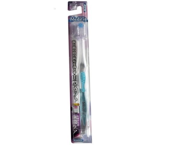 medifit toothbrush Rather hard@エビス メディフィット山型ハブラシ(かため)