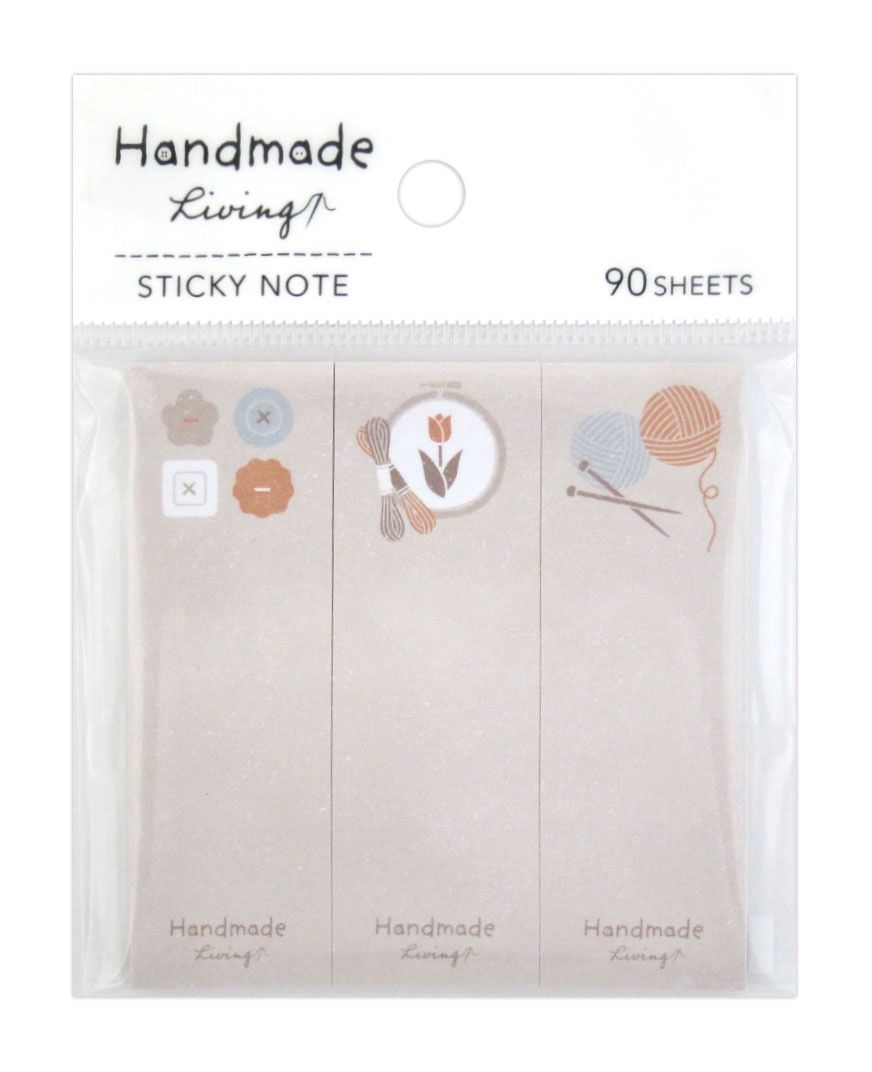 Sticky note 3pads with 30s in each pad@付箋 ハンドメイドリビング 30枚 3本入
