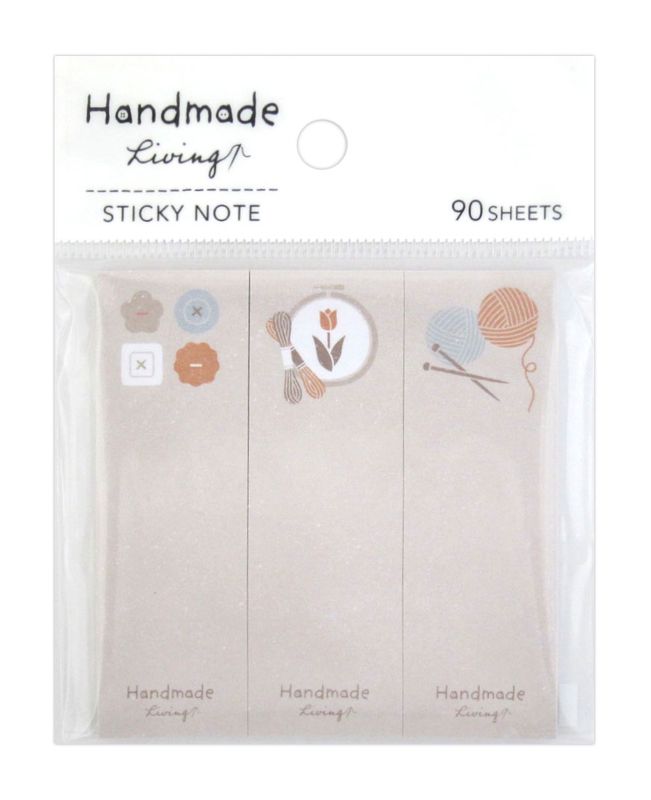 Sticky note 3pads with 30s in each pad@付箋 ハンドメイドリビング 30枚 3本入