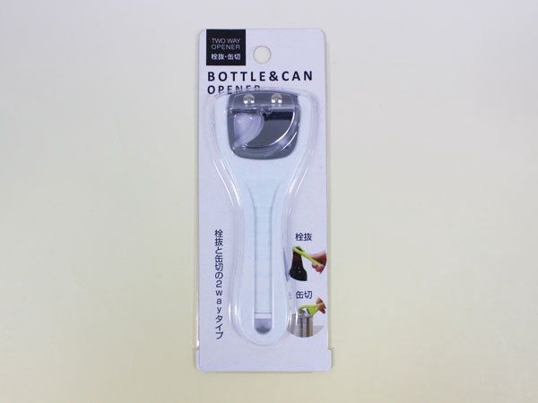 BOTTLE &amp; CAN OPENER@栓抜.缶切(ブリスター)