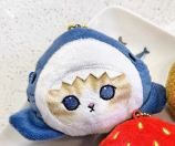 Mofusand face pouch, Character: Shark