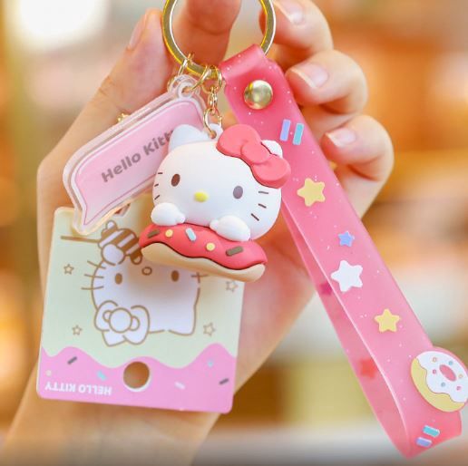 Sanrio Doughnut keychain, Character: Hello kitty