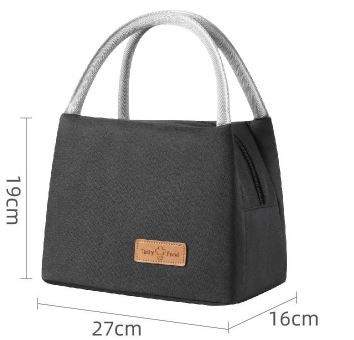 Lunch Bag C, Colour: Black