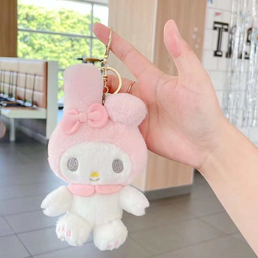 Sanrio Soft Toy Keychain 15cm, Shape: My Melody