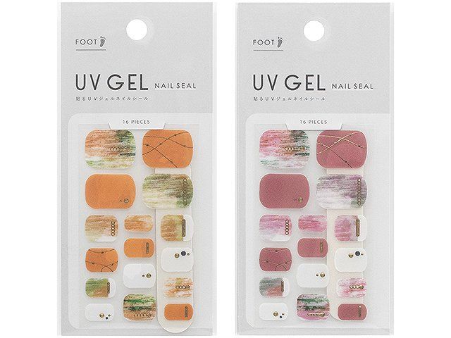 Gel Nail Sticker 2301-Coral@ジェルネイルシール コーラル