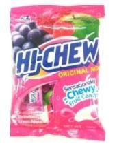 MORINAGA Hi-Chew Bag soft candy Original Grape&amp;Strawberry&amp;Green apple 100g