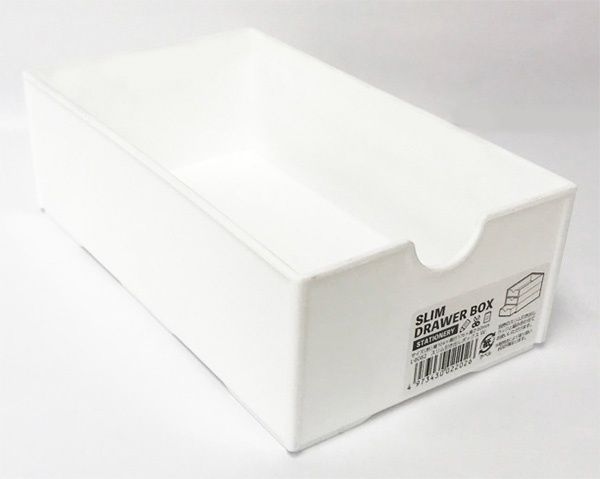 Storage Plastic(PP)@スリム引き出しボックス　W
