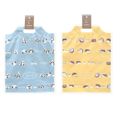 PE HANDLE BAG M 3P AC@PEハンドルバッグ 3枚 アニマル