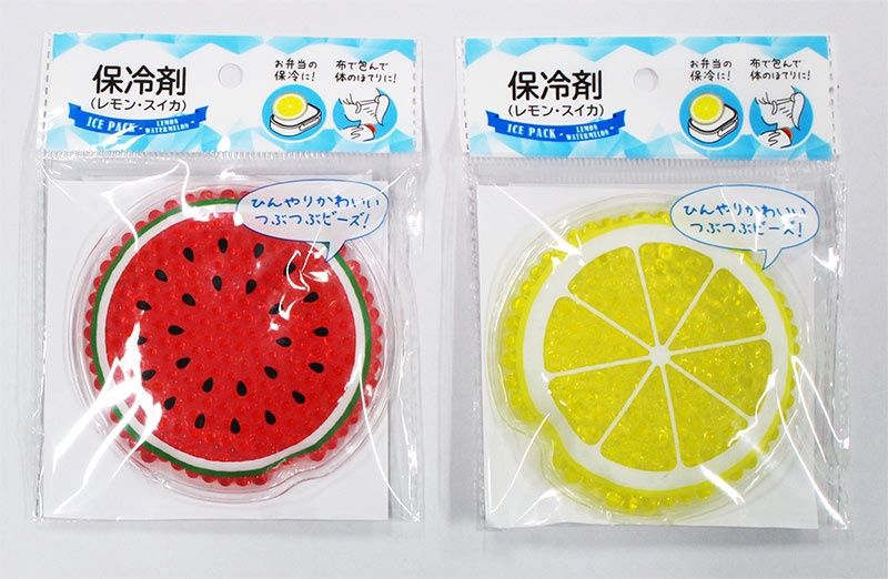 Ice pack(lemon watermelon)@保冷剤(レモン/スイカ)