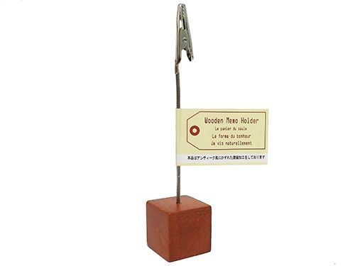 Antique memo clip holder brown@ｱﾝﾃｨｰｸ調ﾒﾓｸﾘｯﾌﾟﾎﾙﾀﾞｰ ﾌﾞﾗｳﾝ
