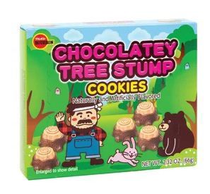 BOURRON Chocolate Tree Stump Cookie