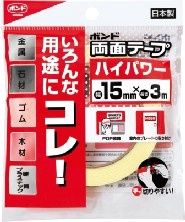 powerful doublesided tape@コニシ 両面テープ ハイパワー 15mm×3m
