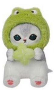 Mofusand soft toy Frog hood 20cm