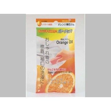 Soap (orange oil mixing)@台紙ナシ オレンジオイルの棒石けん
