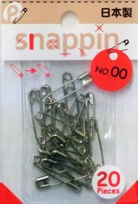 safety pin No.00 20P@スナッピンNo.00 20P