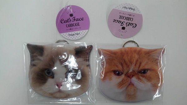 Cat's face card case@ネコ顔カードケース/CC1