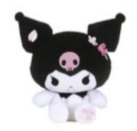 Kuromi with Sakura soft toy 25cm