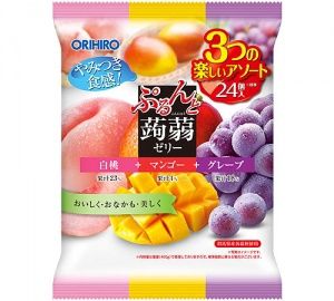 ORIHIRO Konjak jelly (white peach&amp;Mango&amp;Grape)