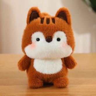 Squirrel soft toy 15cm