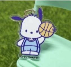 Pochacco acrylic key chain Basket ball