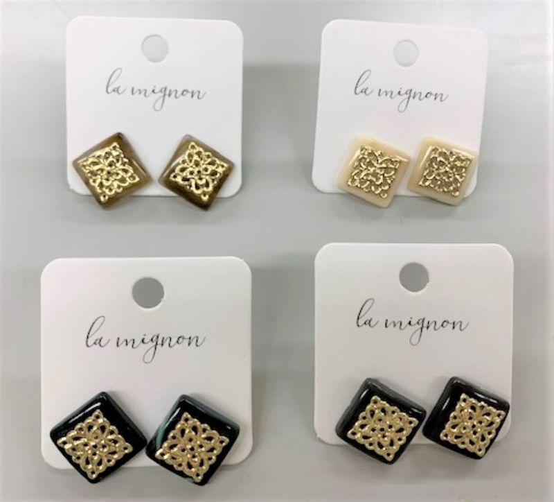 EARRING@クロシェサークルピアス