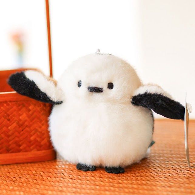 Shimaenaga plush key chain