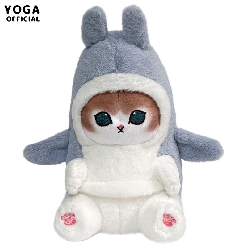 Mofusand soft toy grey shark 30cm