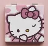 SANRIO Mirror 7cmX7cm, Character: Hello Kitty