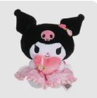 Sanrio Soft Toy Pink Rose Series 25cm, Character: Kuromi