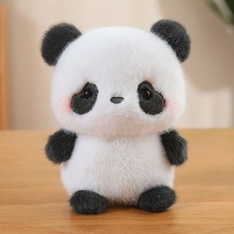 Panda soft toy 15cm