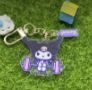 Kuromi acrylic key chain gym