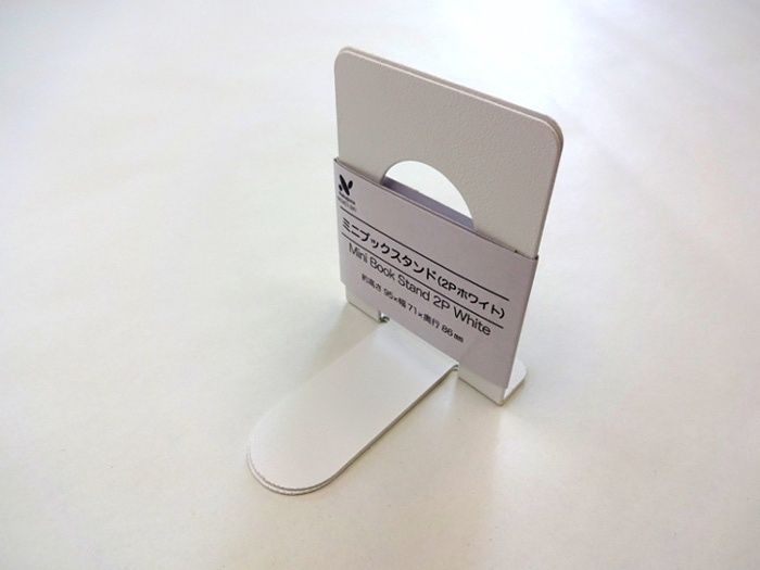 Mini bookend 2p(white)@ミニブックスタンド2P ホワイト
