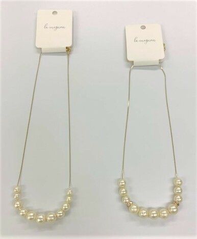 PEAL NECKLACE@コットンパール調ネックレス