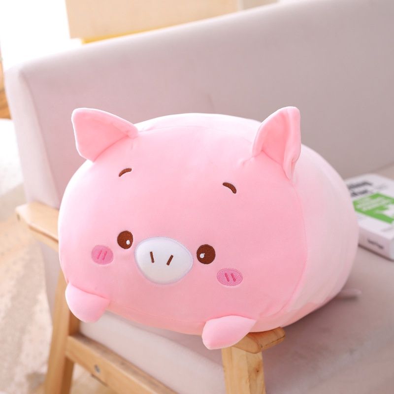 Round Animal Plush, Size: 20cm, Type: Pig
