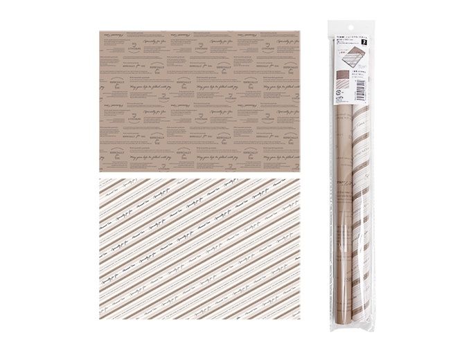 Wrapping paper 2P Neutral Style@包装紙 2枚 ﾆｭｰﾄﾗﾙ･ｽﾀｲﾙ
