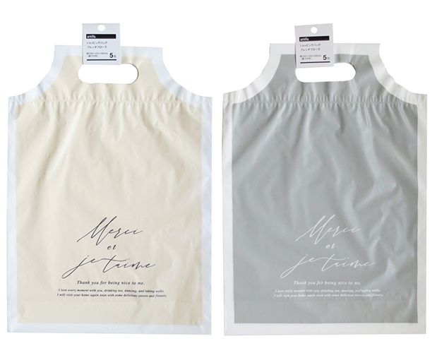 Shopping Bag M 5P French Flora@ｼｮｯﾋﾟﾝｸﾞﾊﾞｯｸﾞ M 5枚 ﾌﾚﾝﾁﾌﾛｰﾗ