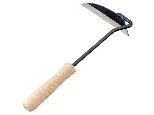 sickle with long-necked wooden handle@木柄首長鎌(並)