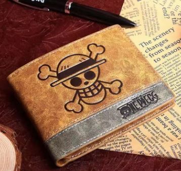 One Piece Anime Wallet Short Folding Card Wallet