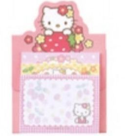 Sanrio Memo Pad 3 sizes, Type: Hello Kitty