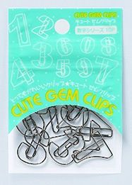 GEM CLIPS@キュートゼムクリップ 数字シリーズ10P