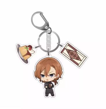 Bungo Stray Dogs acrylic keychain, Character: Chuya Nakahara
