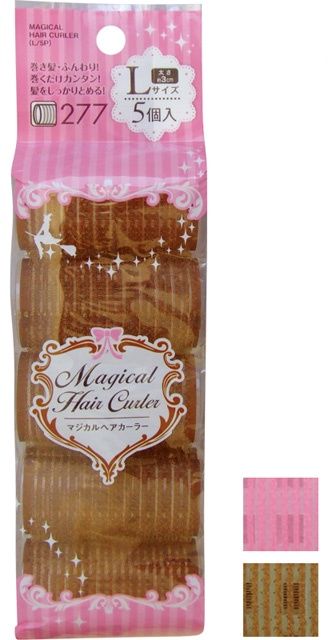 MAGICAL HAIR CURLER(L/5P)@巻くだけｶﾝﾀﾝ!ﾏｼﾞｶﾙﾍｱｶｰﾗｰ(L･5個入)