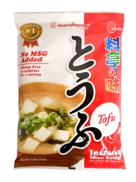 MARUKOME Ryotei Instant Miso soup Tofu 8pks  (156g)