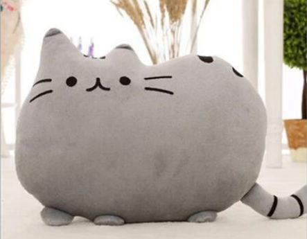 Pusheen the cat soft toys, Colour: Grey, Size: 50cm