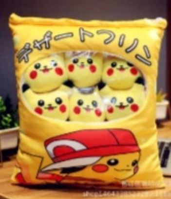 Pikachu cushion stuffed with pikachues