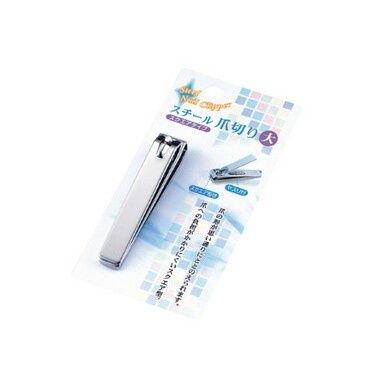 steel nailclipper l (square)@スチール爪切り(大)スクエアタイプ