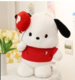 Pochacco 50cm Red clothes with a balloon